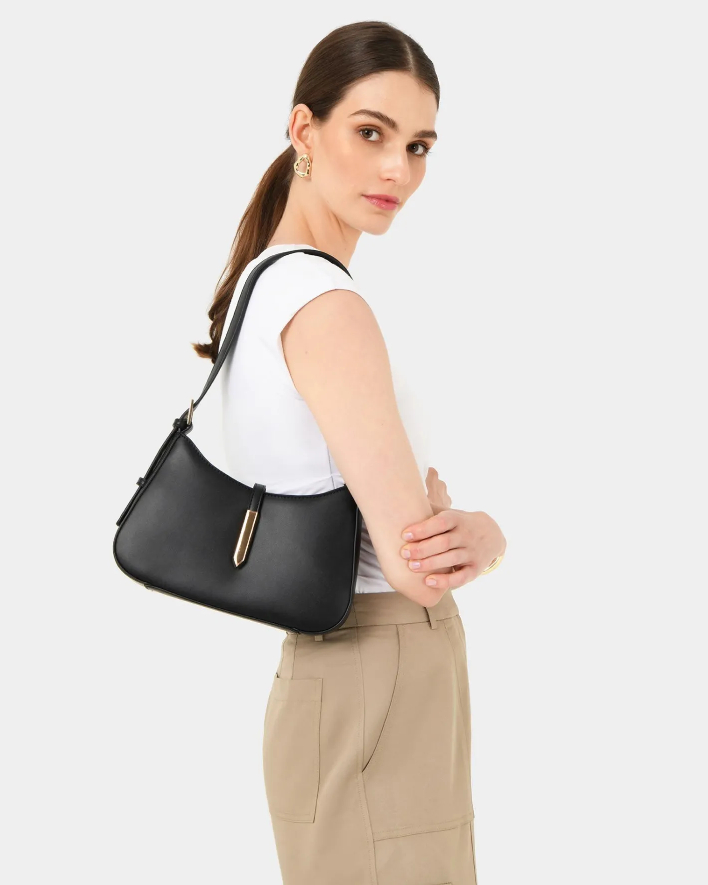 Forcast Jessica Shoulder Bag Black Outlet