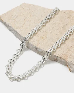 Forcast Jocelyn Plated Necklace Silver Clearance