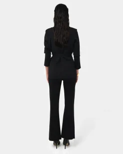 Forcast Jordy Knit Blazer Black Discount