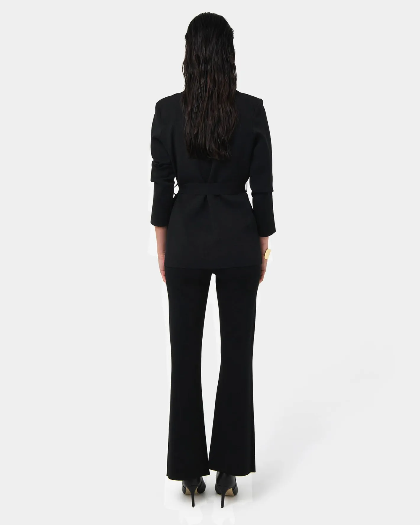 Forcast Jordy Knit Blazer Black Discount
