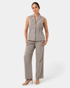Forcast Jordy Longline Vest Stone Clearance