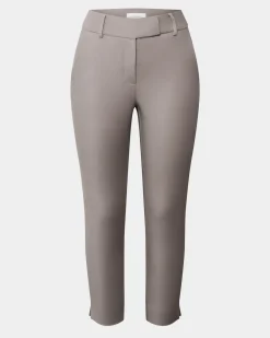 Forcast Josie 2 Cropped Notch Pants Stone Clearance