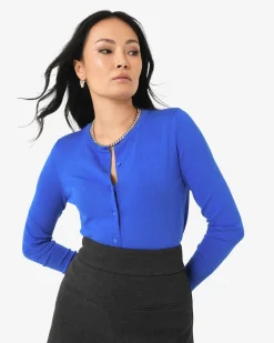 Forcast Joyce Knit Cardigan Cobalt Best
