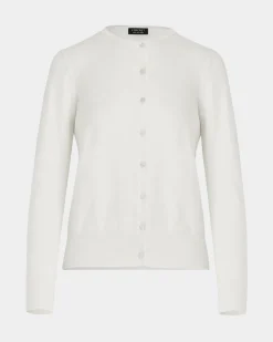 Forcast Joyce Knit Cardigan Ivory New
