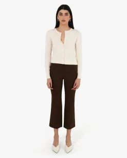 Forcast Joyce Knit Cardigan Buttercream Outlet