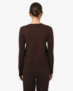 Forcast Joyce Knit Cardigan Brick New