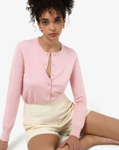 Forcast Joyce Knit Cardigan Blossom Discount