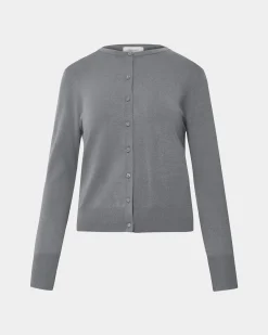 Forcast Joyce Knit Cardigan Grey Hot