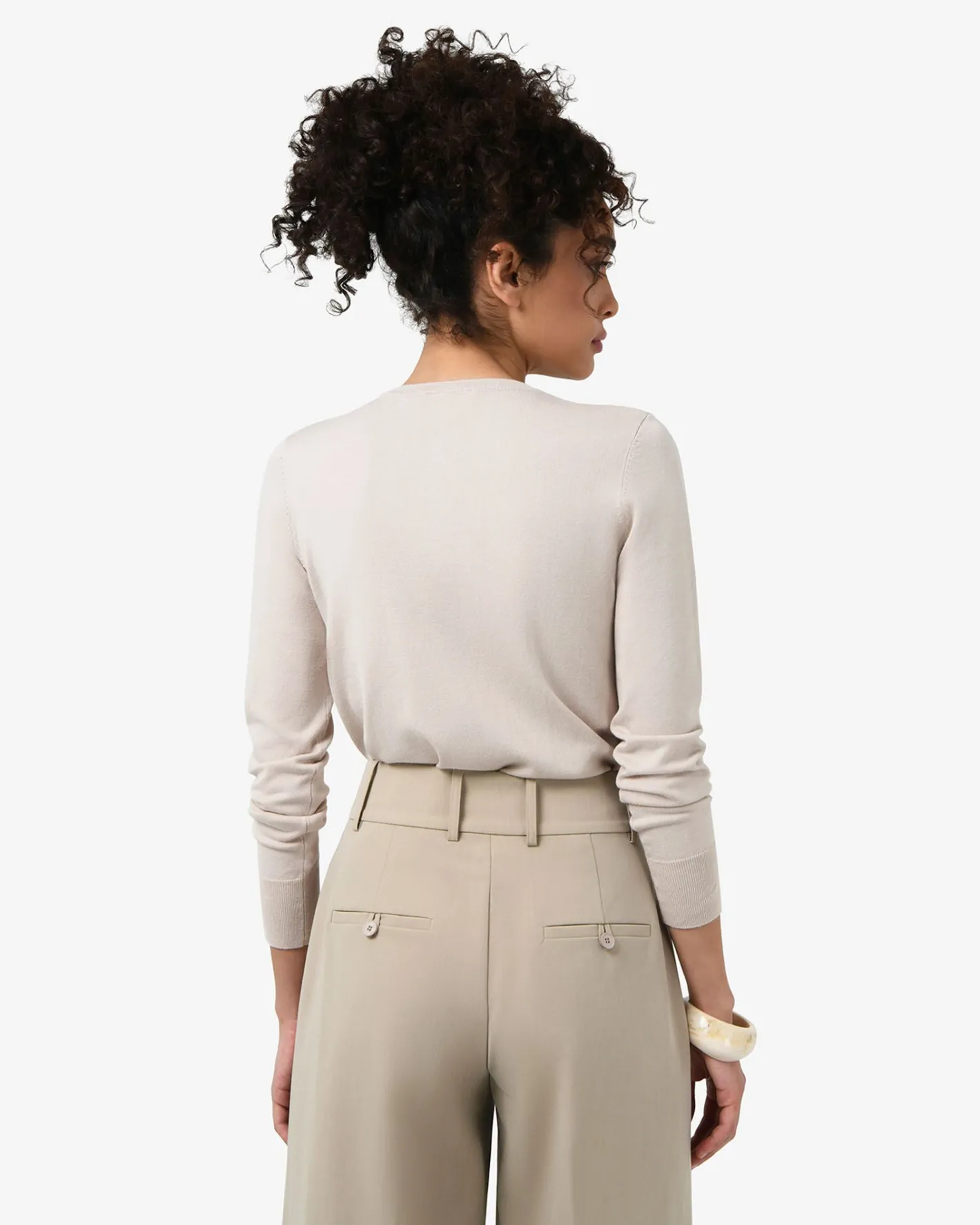 Forcast Joyce Knit Cardigan Beige Hot