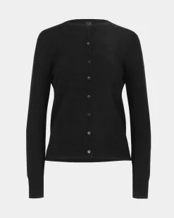 Forcast Joyce Knit Cardigan Black Clearance