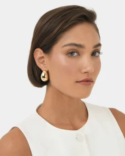 Forcast Kailey Earrings Gold New