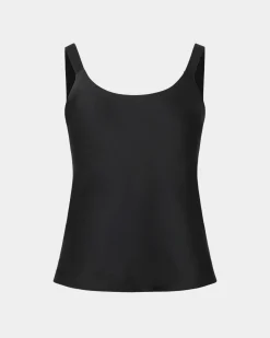 Forcast Kalena Satin Cami Top Black Hot