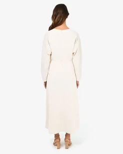 Forcast Karina Dolman Midi Dress Ecru Sale