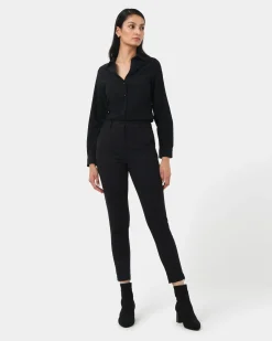 Forcast Karlie Slim Fit Trousers Black