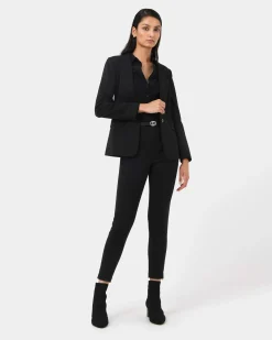Forcast Karlie Slim Fit Trousers Black