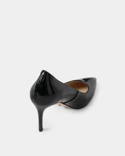 Forcast Kelsey Leather Stiletto Heel Black Discount