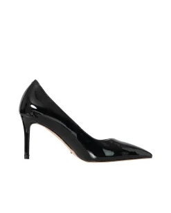 Forcast Kelsey Leather Stiletto Heel Black Discount