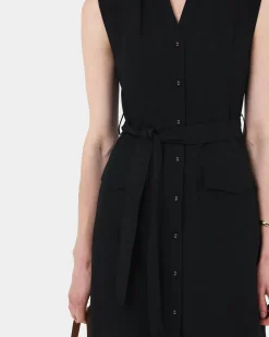 Forcast Kiran Utility Tie Dress Black Best