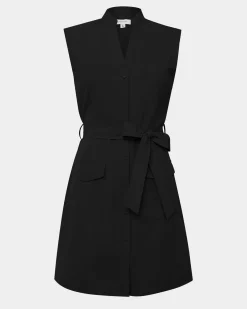 Forcast Kiran Utility Tie Dress Black Best