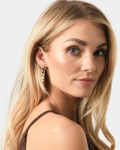 Forcast Kirra 16k Plated Earring Gold Best
