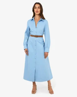 Forcast Kristen Suede Leather Belt Tan Best