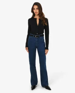 Forcast Kristen Suede Leather Belt Black Hot
