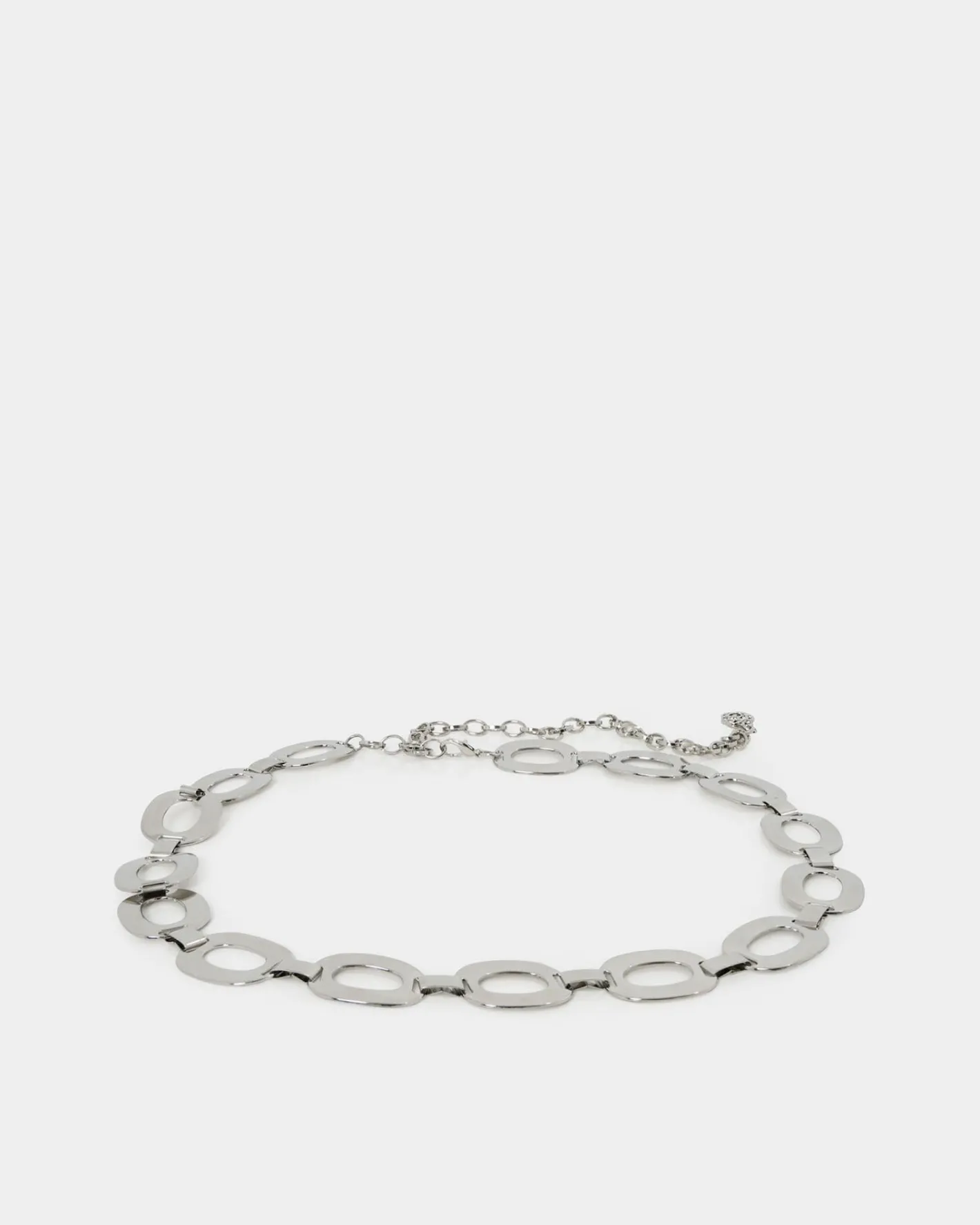 Forcast Lareina Chain Belt Silver New