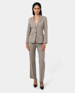 Forcast Lauren Single Breasted Jacket Stone Outlet