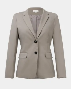 Forcast Lauren Single Breasted Jacket Stone Outlet