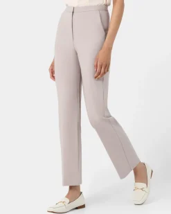 Forcast Lauren Straight Pants Grey Sale