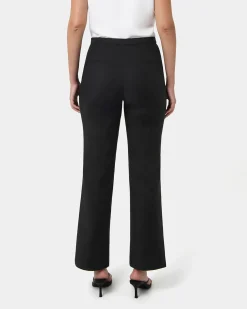 Forcast Lauren Straight Pants Black Best