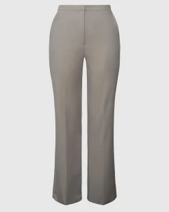 Forcast Lauren Straight Pants Stone Sale