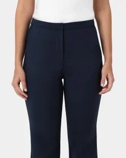 Forcast Lauren Straight Pants Navy