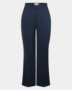 Forcast Lauren Straight Pants Navy