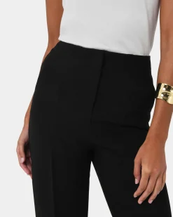 Forcast Lee Tailored Crop Pants Black