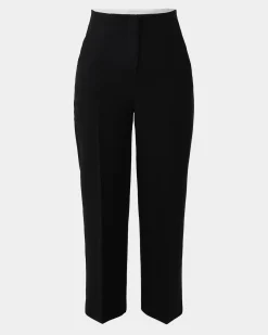 Forcast Lee Tailored Crop Pants Black