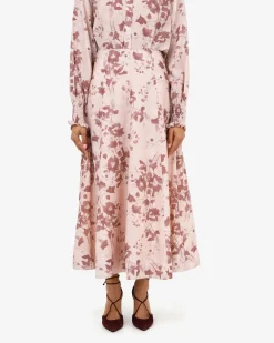 Forcast Lesley Floral Skirt Pink Floral Online