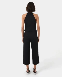 Forcast Lexee Tailored Vest Black