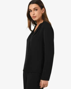 Forcast Lilian 2 Long Sleeve Blouse Black Clearance