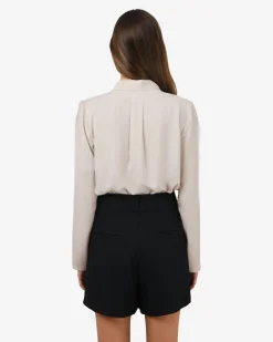 Forcast Lilian 2 Long Sleeve Blouse Ecru Sale