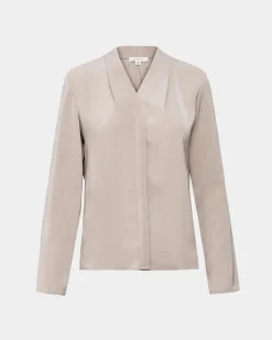 Forcast Lilian 2 Long Sleeve Blouse Ecru Sale