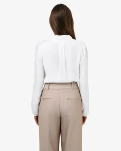 Forcast Lilian 2 Long Sleeve Blouse Ivory Best