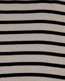 Forcast Lindy Knit Tank Top Beige & Black Discount