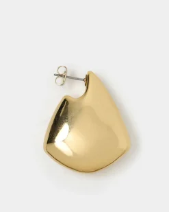 Forcast Lulu Plated Earrings Gold