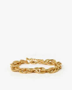 Forcast Lyra Bold Chain Bracelet Gold Discount