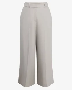 Forcast Mallory Herringbone Culottes Dove Grey