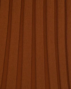 Forcast Manhattan Knit Skirt Rust Discount