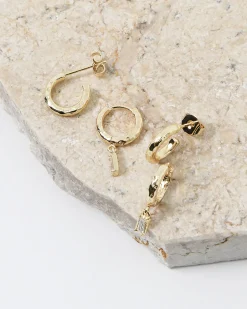 Forcast Marie 16k Plated Earrings Gold Clearance