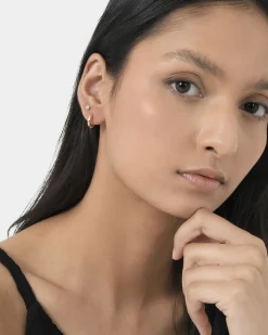 Forcast Marie 16k Plated Earrings Gold Clearance