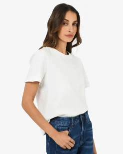 Forcast May Relaxed Cotton T-shirt White Sale
